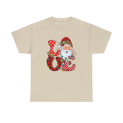 Festive Santa LOVE - T-Shirt