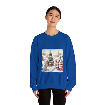 Snowy Christmas Village 16 - Sweatshirt