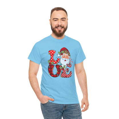 Festive Santa LOVE - T-Shirt