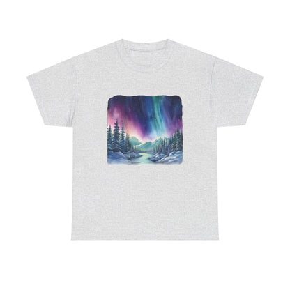 Northern Lights Watercolor  - T-Shirt