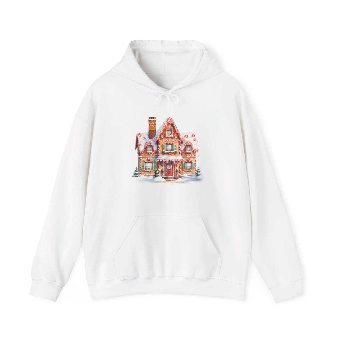 Snowy Christmas Village 14 - Hooded Sweatshirt