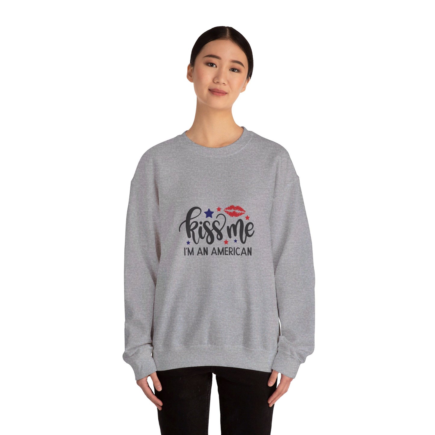 Kiss Me I'm An American - Sweatshirt