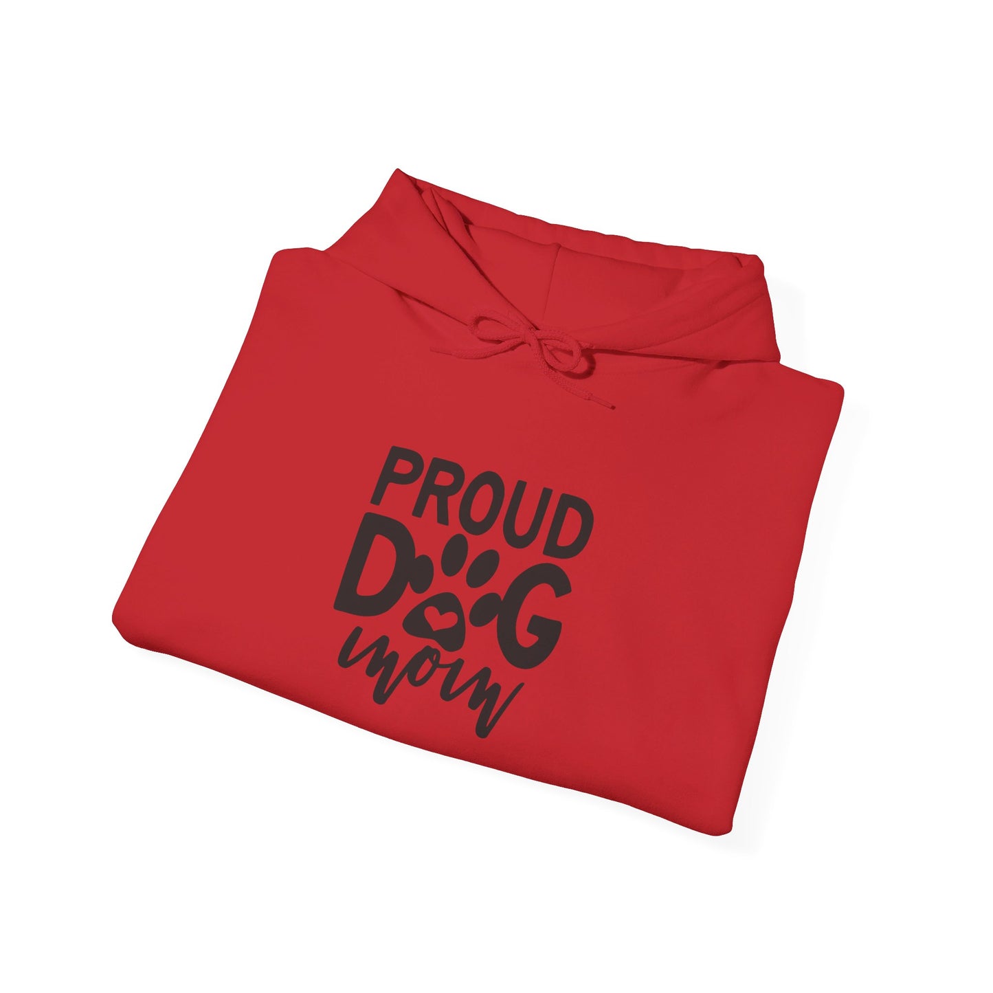 Proud Dog Mom, Pawsome Love Forever - Hooded Sweatshirt