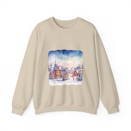 Snowy Christmas Village 7 - Sweatshirt