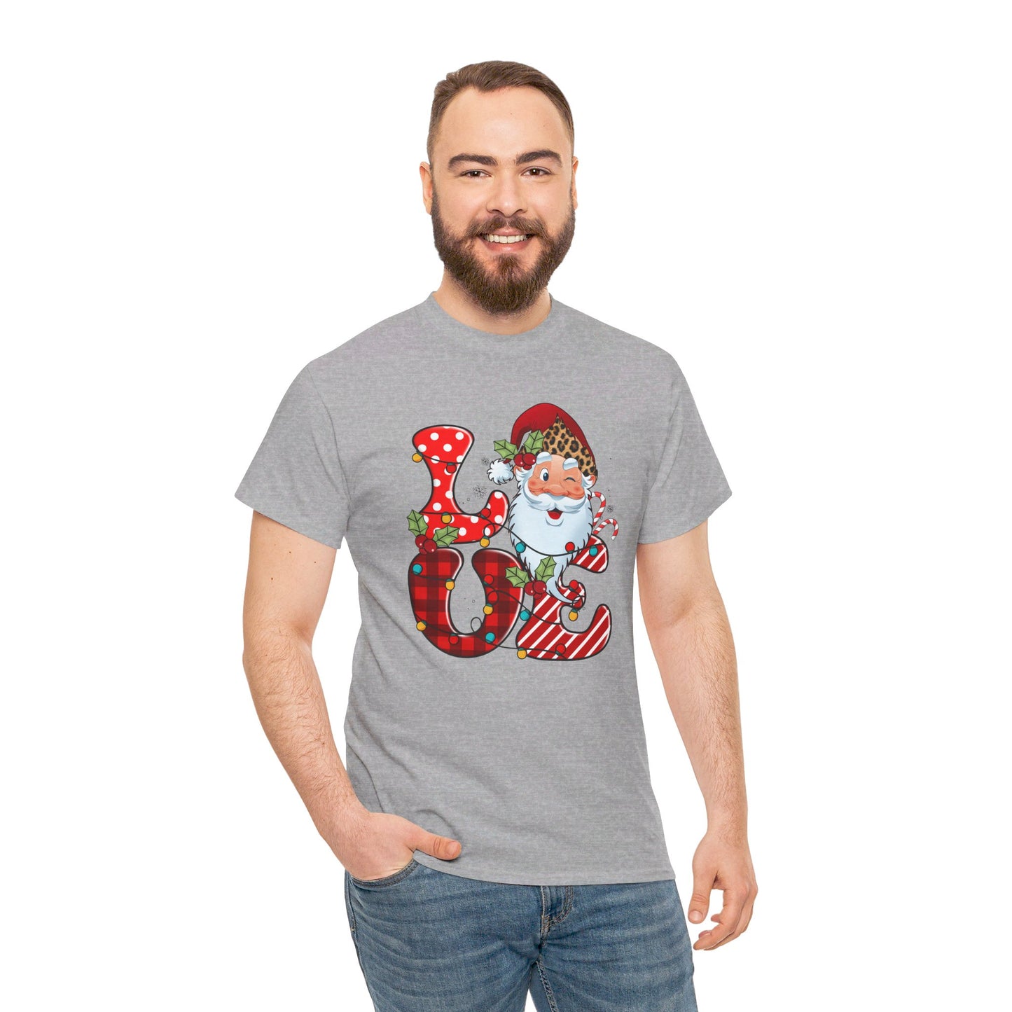 Festive Santa LOVE - T-Shirt