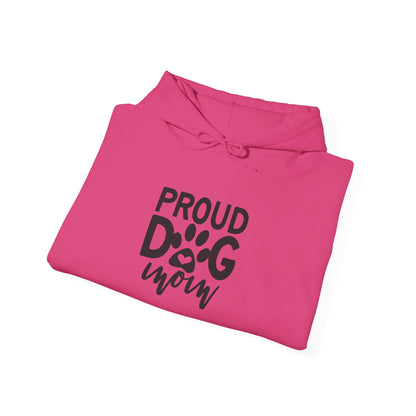 Proud Dog Mom, Pawsome Love Forever - Hooded Sweatshirt