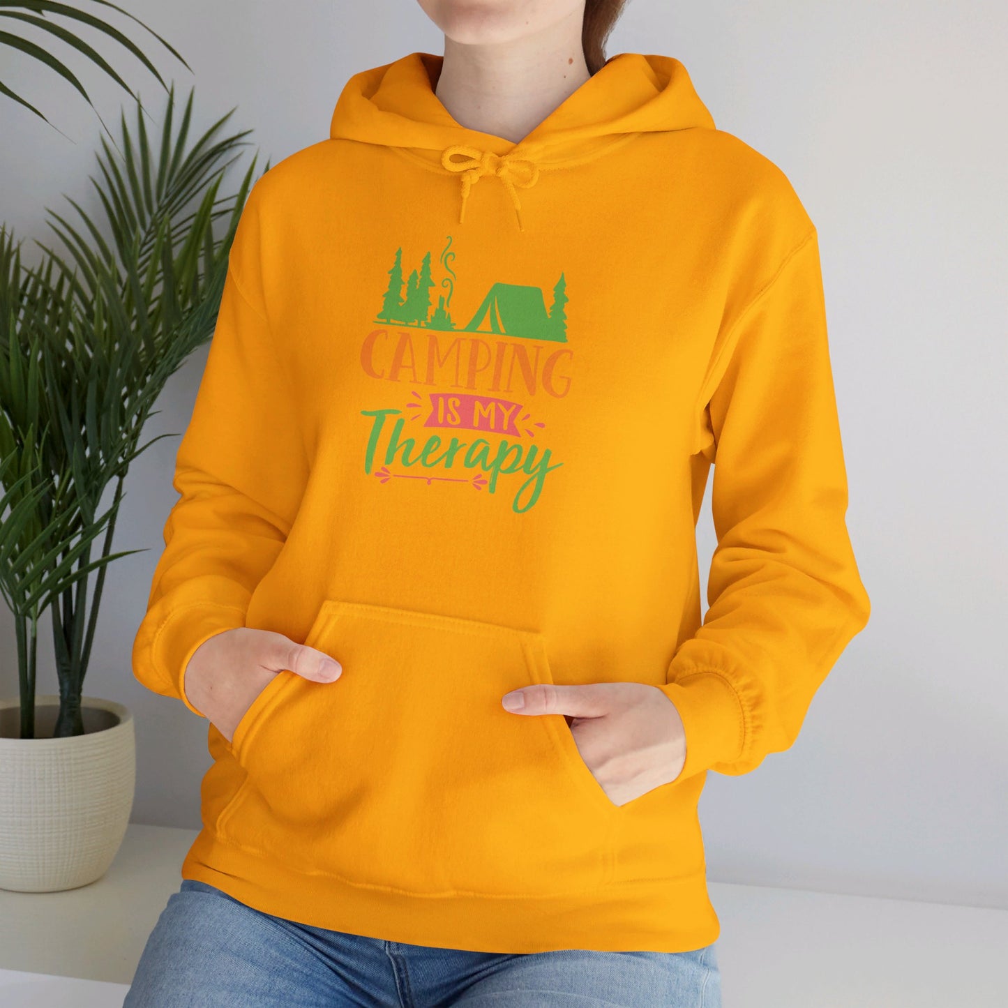 Camping Is My Therapy - Hooded Sweatshirt