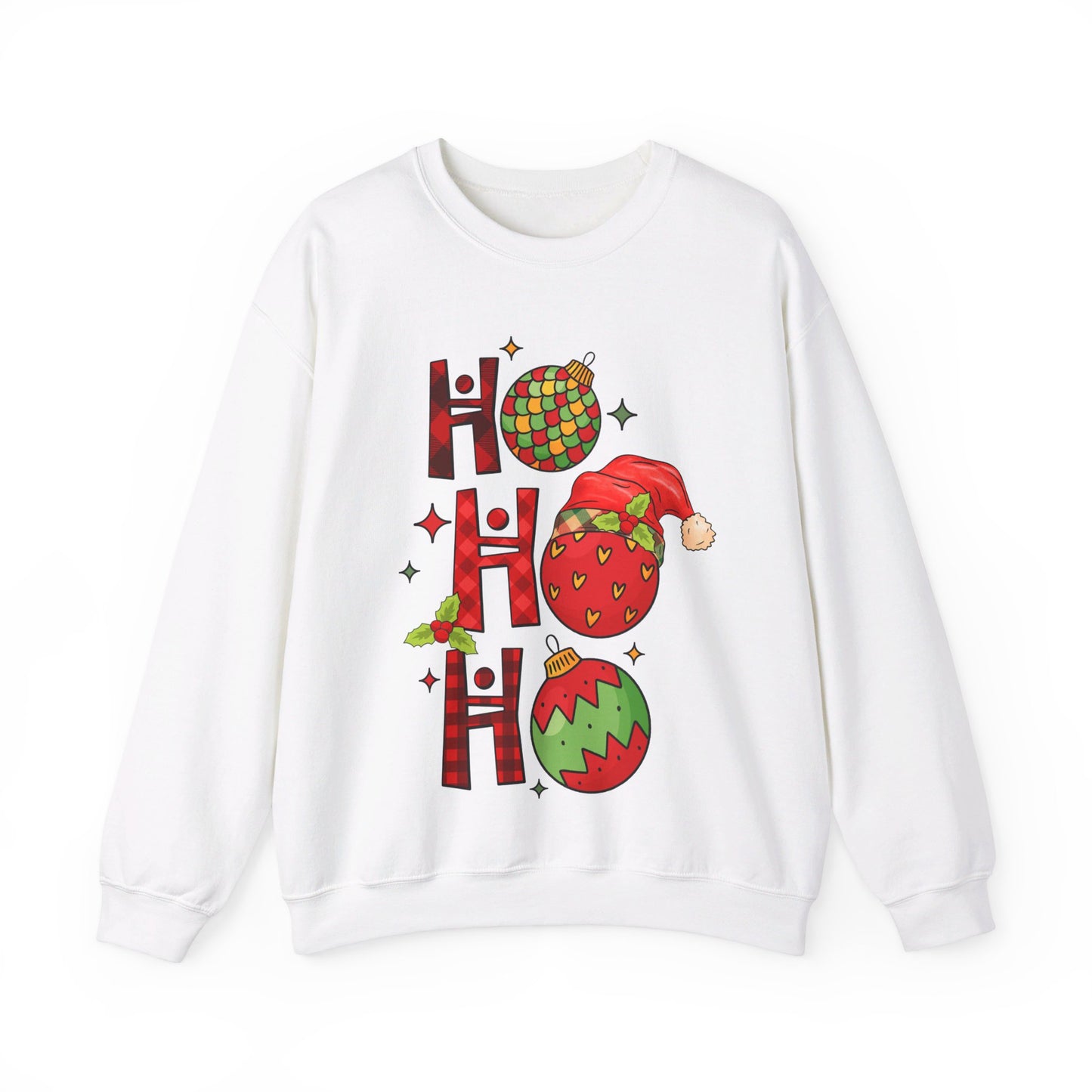 Ho Ho Ho - Christmas Light - Crewneck Sweatshirt