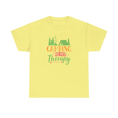 Camping Is My Therapy - T-Shirt