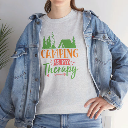 Camping Is My Therapy - T-Shirt