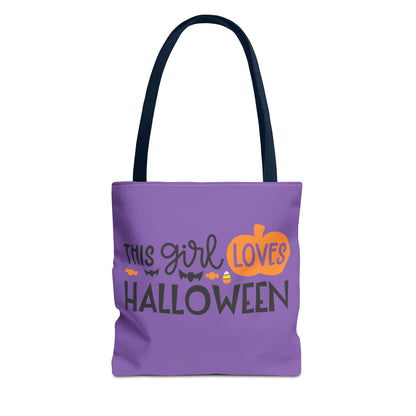 This Girl Loves Halloween - Tote Bag