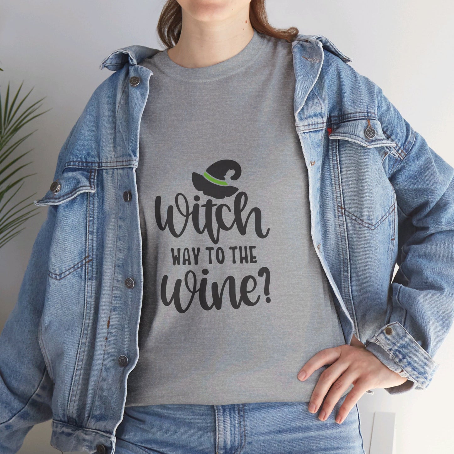 Witch way to the wine-T-Shirt