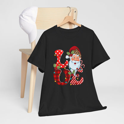 Festive Santa LOVE - T-Shirt