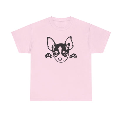 Peeking Chihuahua, Pure Cuteness - T-Shirt