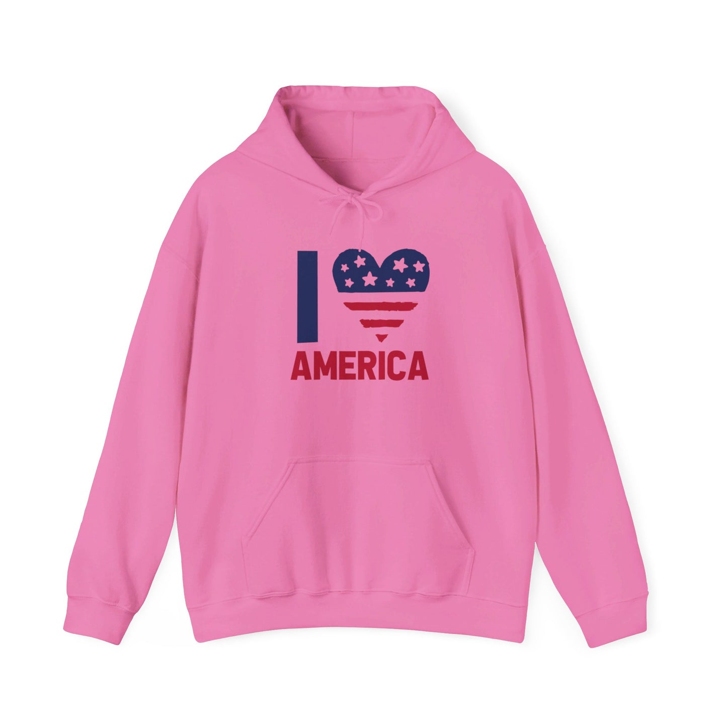 Heartfelt Love for the America - Hooded Sweatshirt