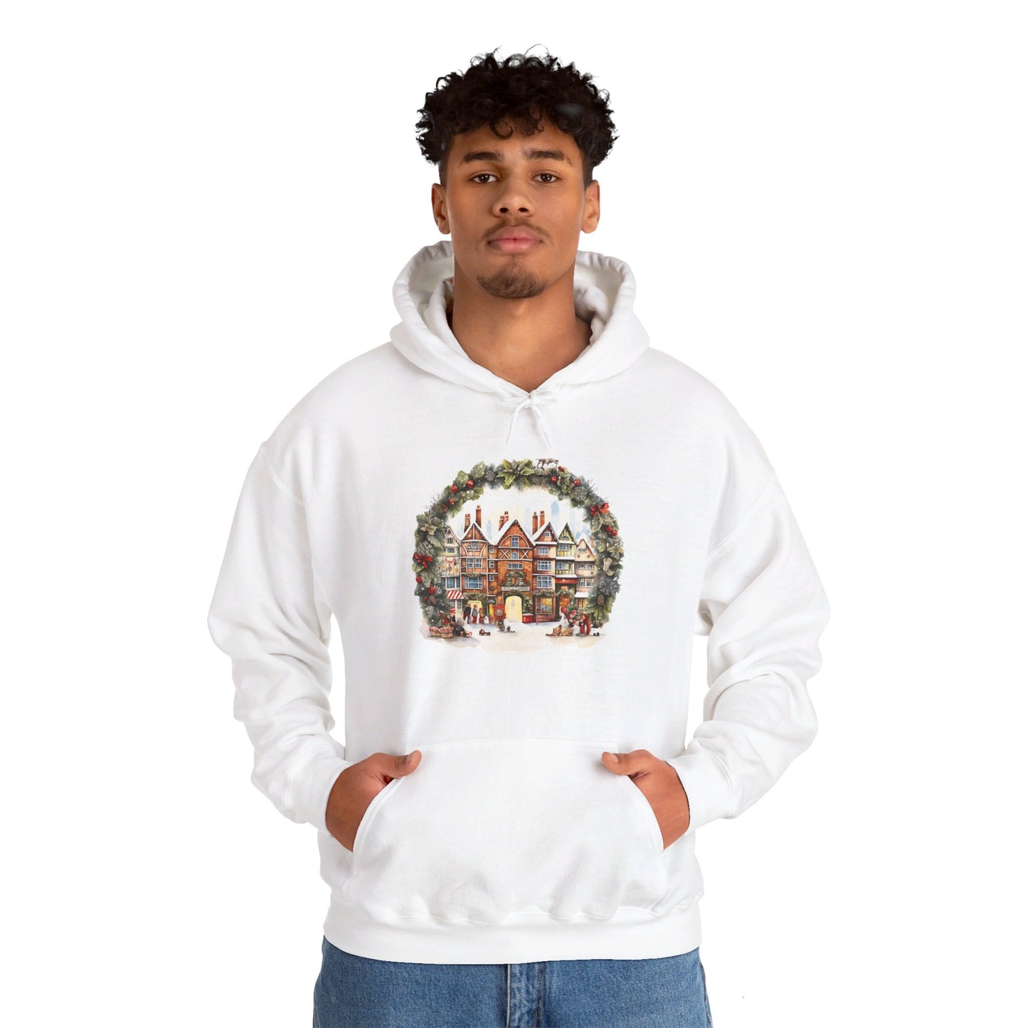 Daytime Village Magic- Hooded Sweatshirt