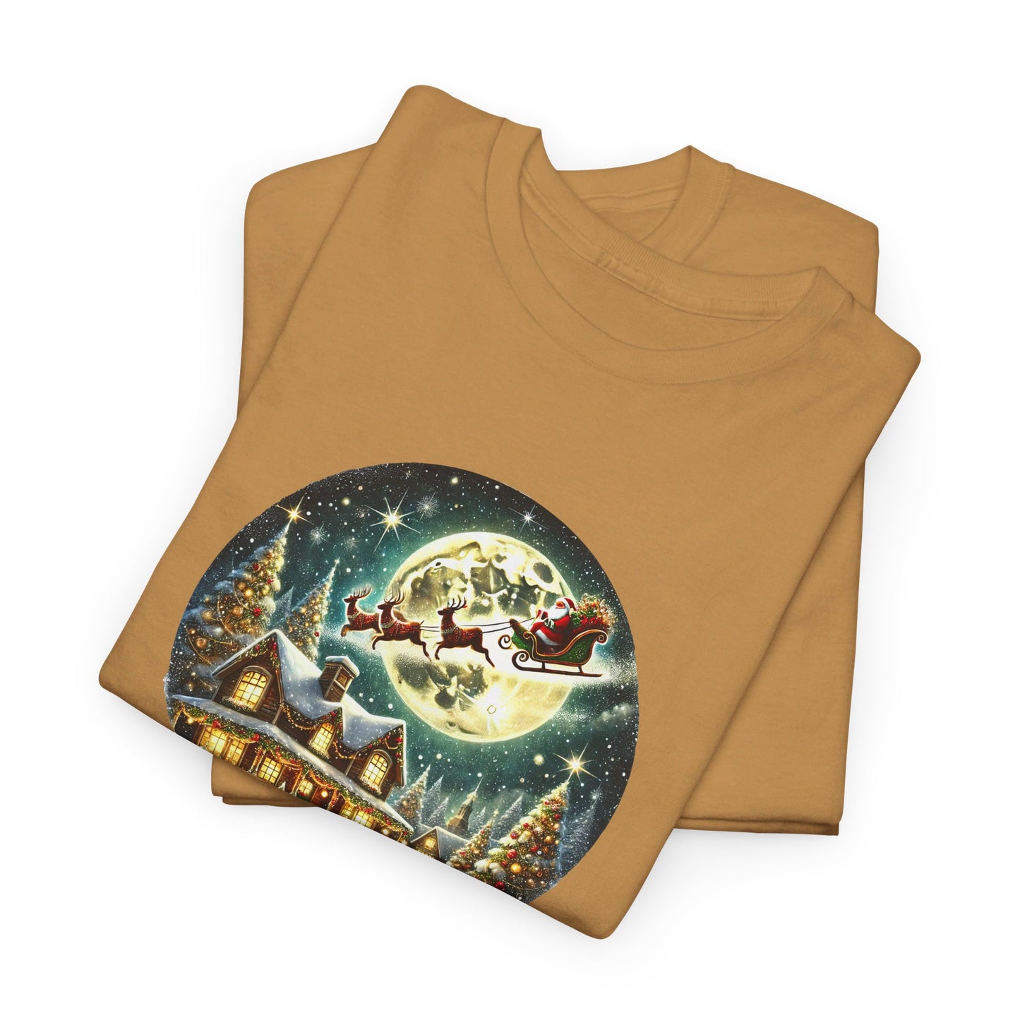 Festive Santa Christmas Village - T-Shirt