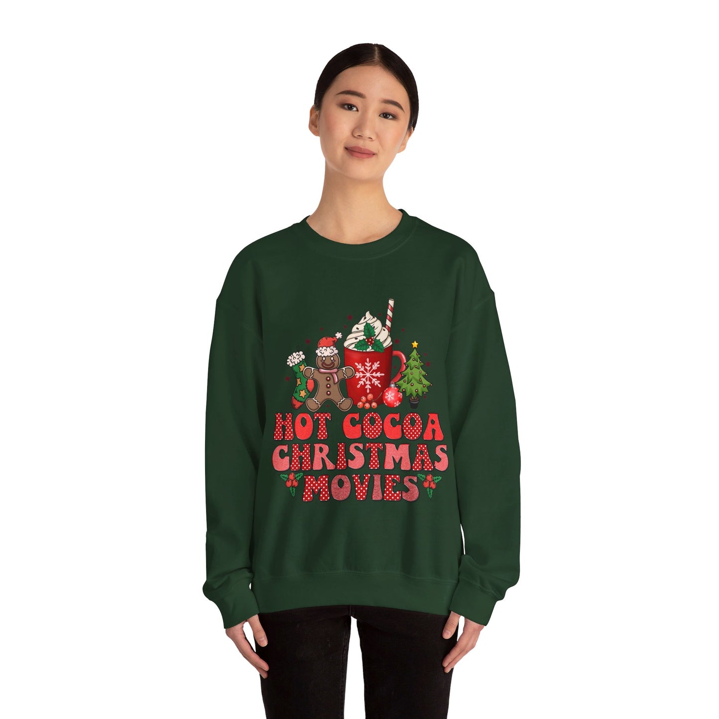 Hot Cocoa Christmas Movies - Crewneck Sweatshirt