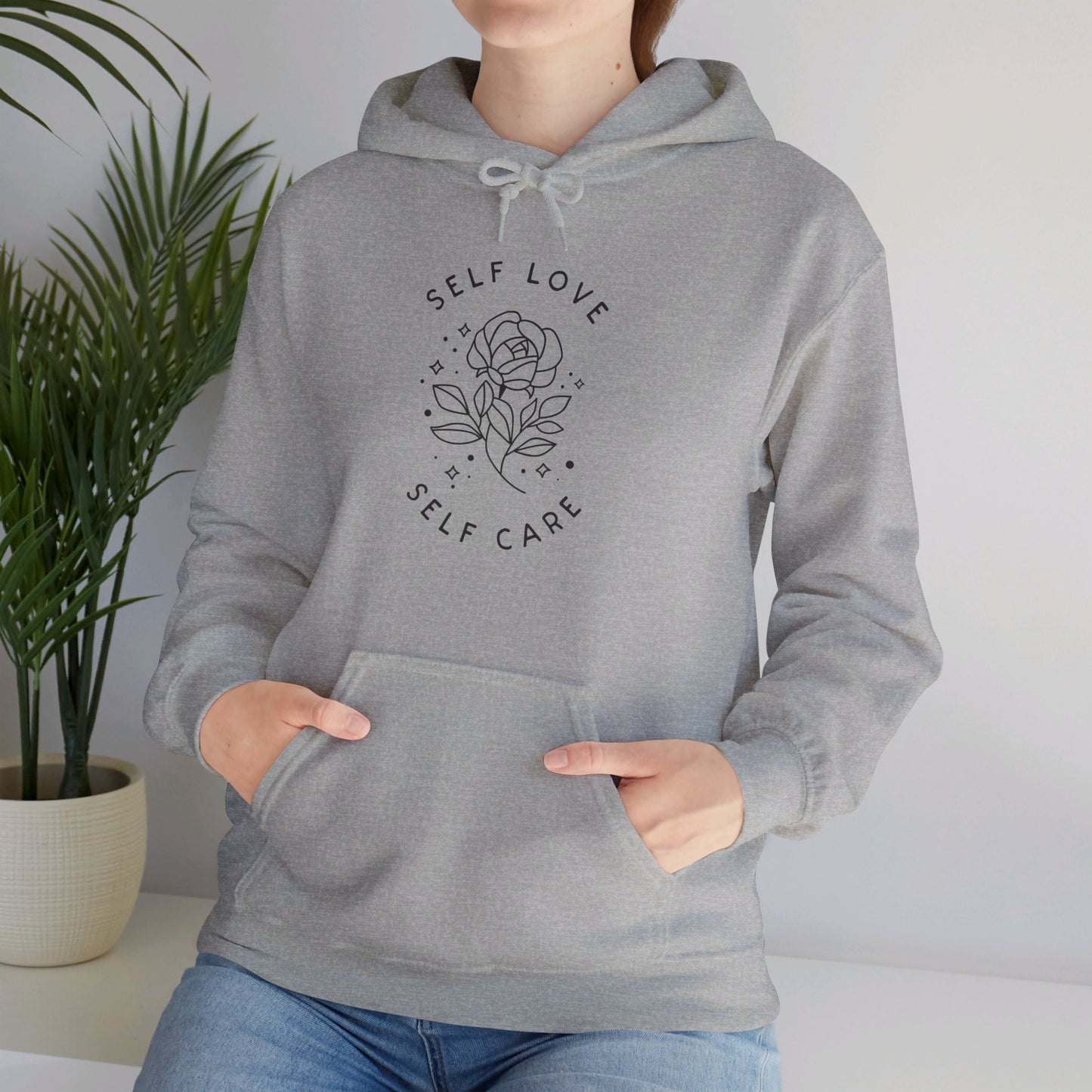 Self Love, Self Care - Hooded Sweatshirt