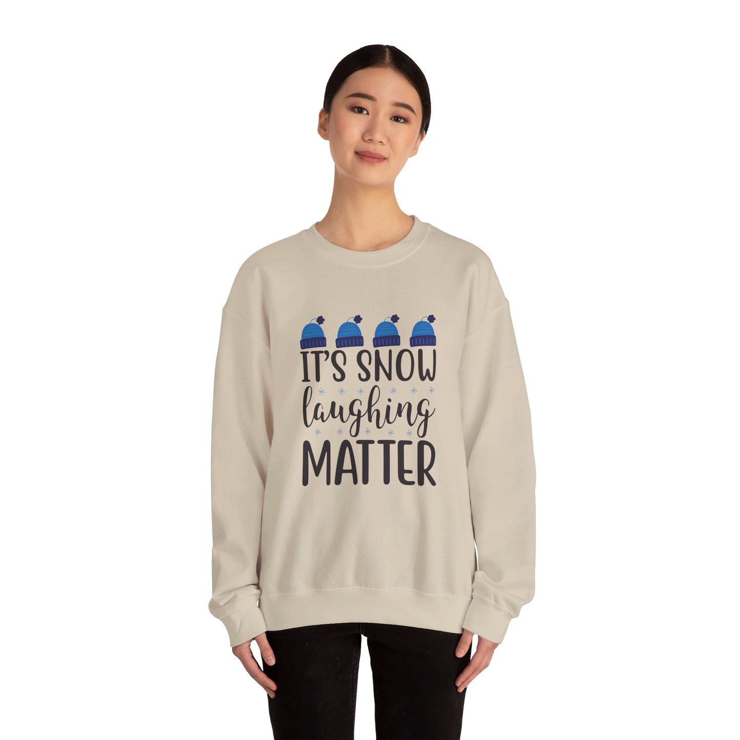 It's Snow Laughing Matter - Crewneck Sweatshirt