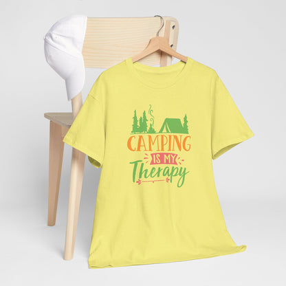 Camping Is My Therapy - T-Shirt