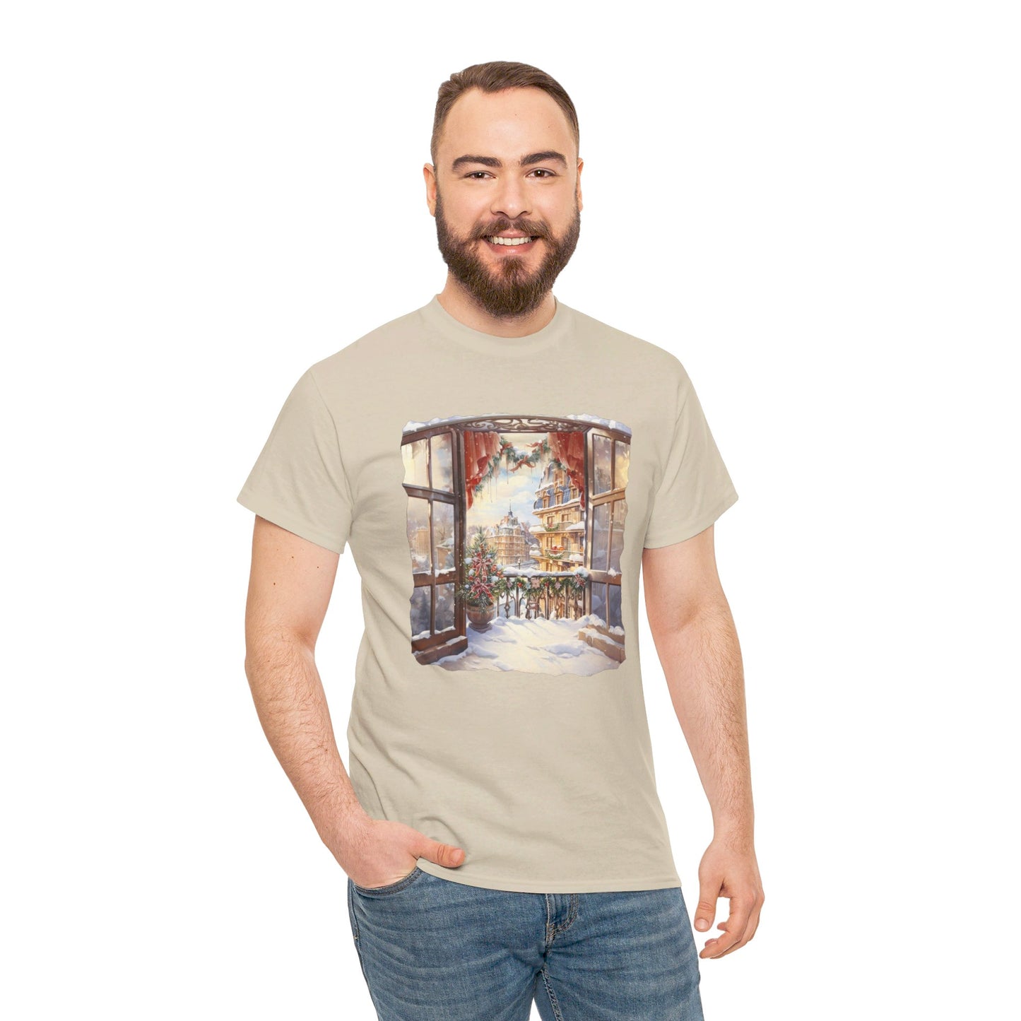 Christmas City To The Window  - T-Shirt