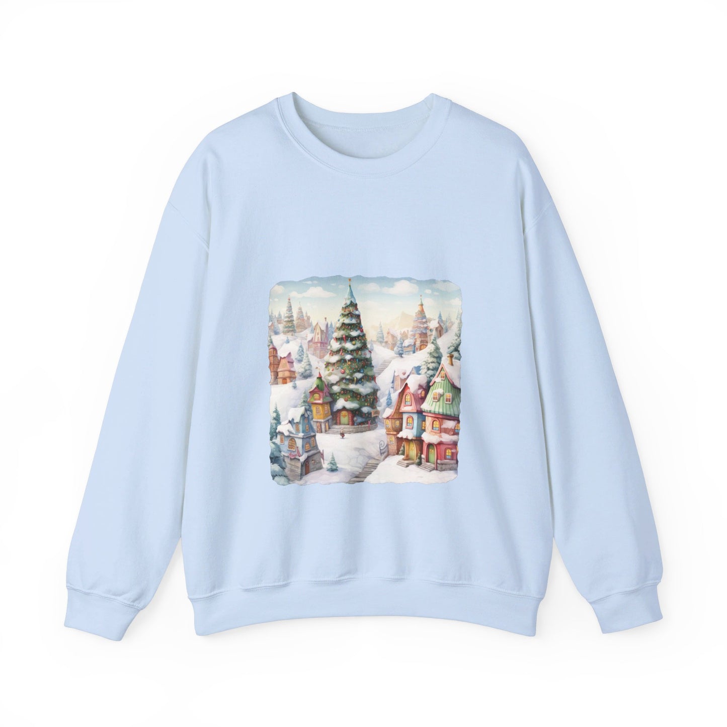 Snowy Christmas Village 16 - Sweatshirt