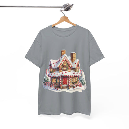 Snowy Christmas Village-15-T-Shirt