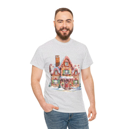 Christmas Snowy Village-14-T-Shirt