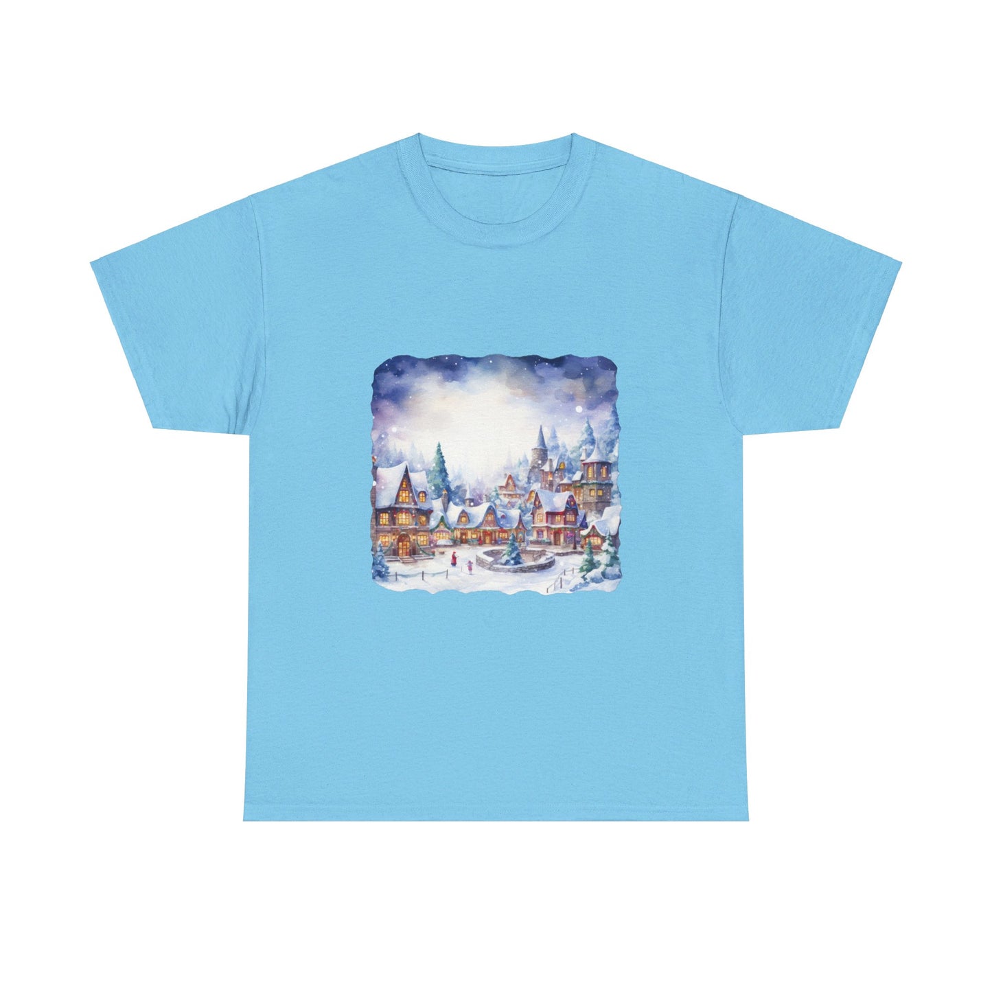 Snowy Christmas Village 5 - T-Shirt