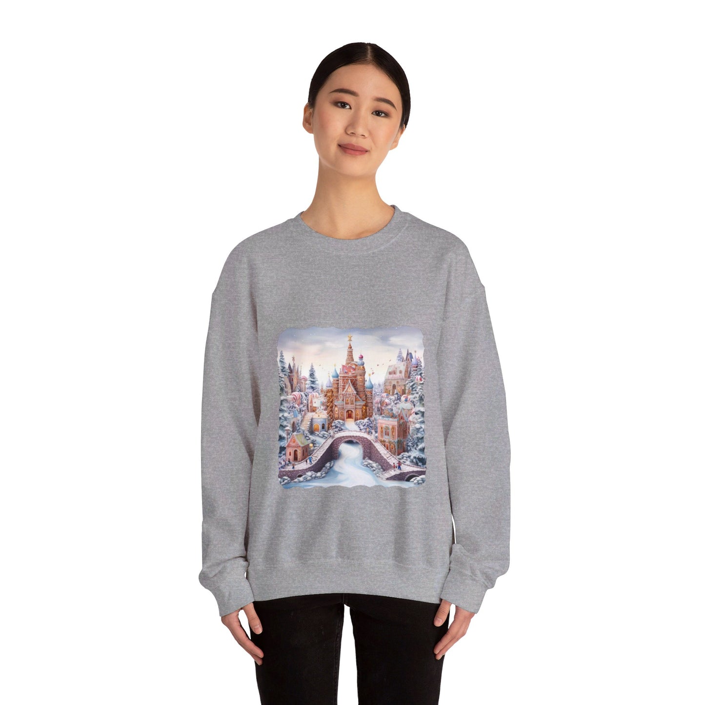 Snowy Christmas Village 10 - Sweatshirt